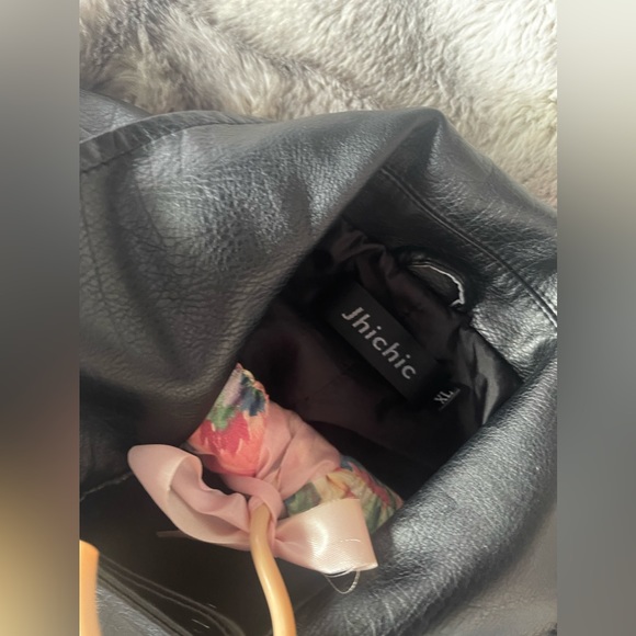 Jhichic Faux Leather Jacket XL - Picture 2 of 2